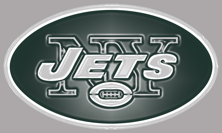 New York Jets Plastic Effect Logo iron on paper